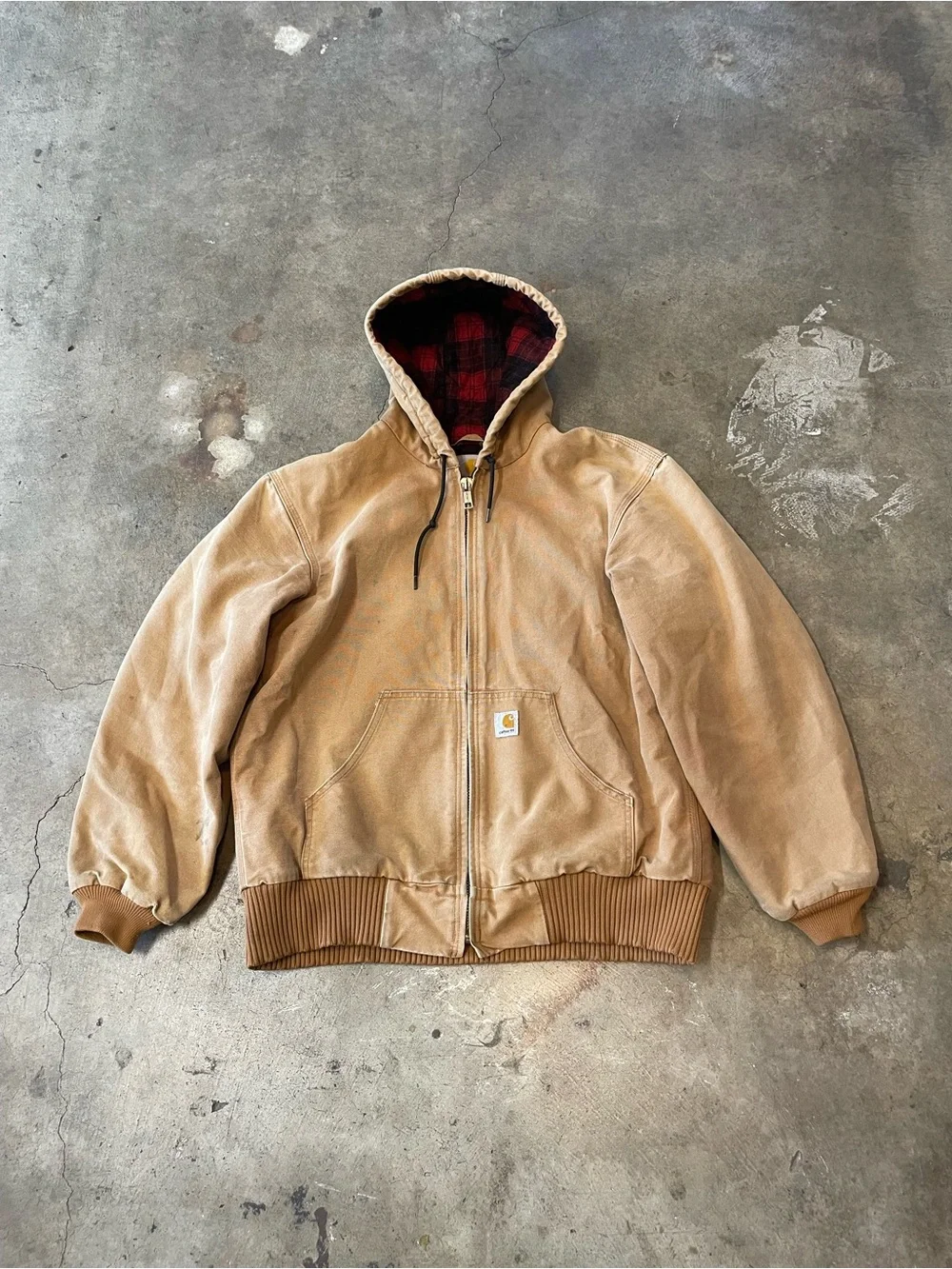 Carhartt Flannel Lined Hooded Active Jacket